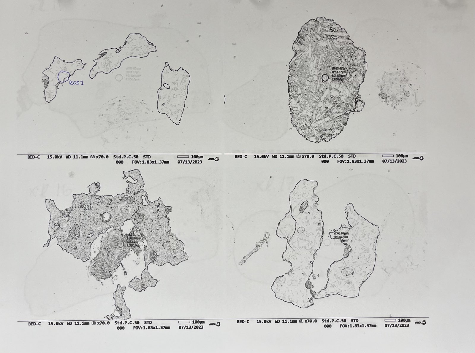 Igneous samples